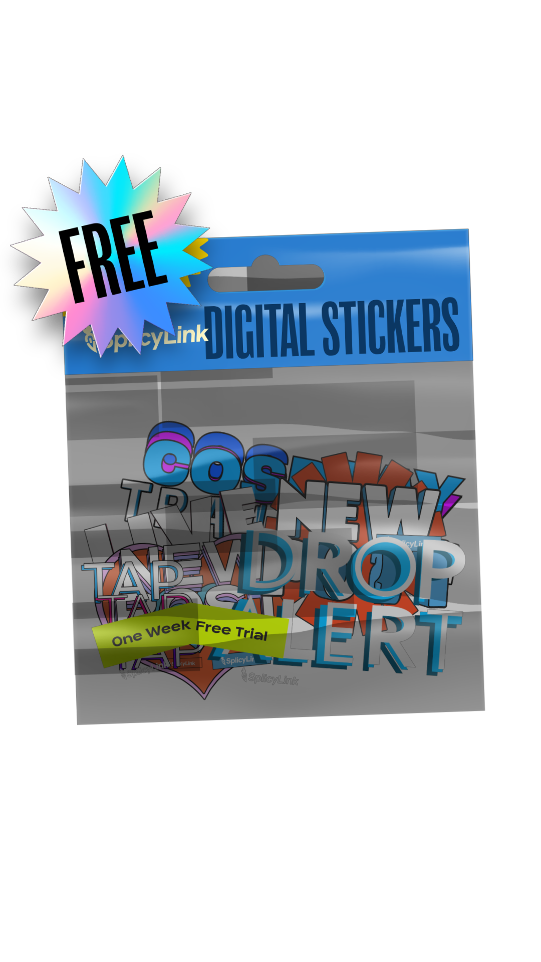 FREE! | SplicyLink Digital Creator Sticker Pack