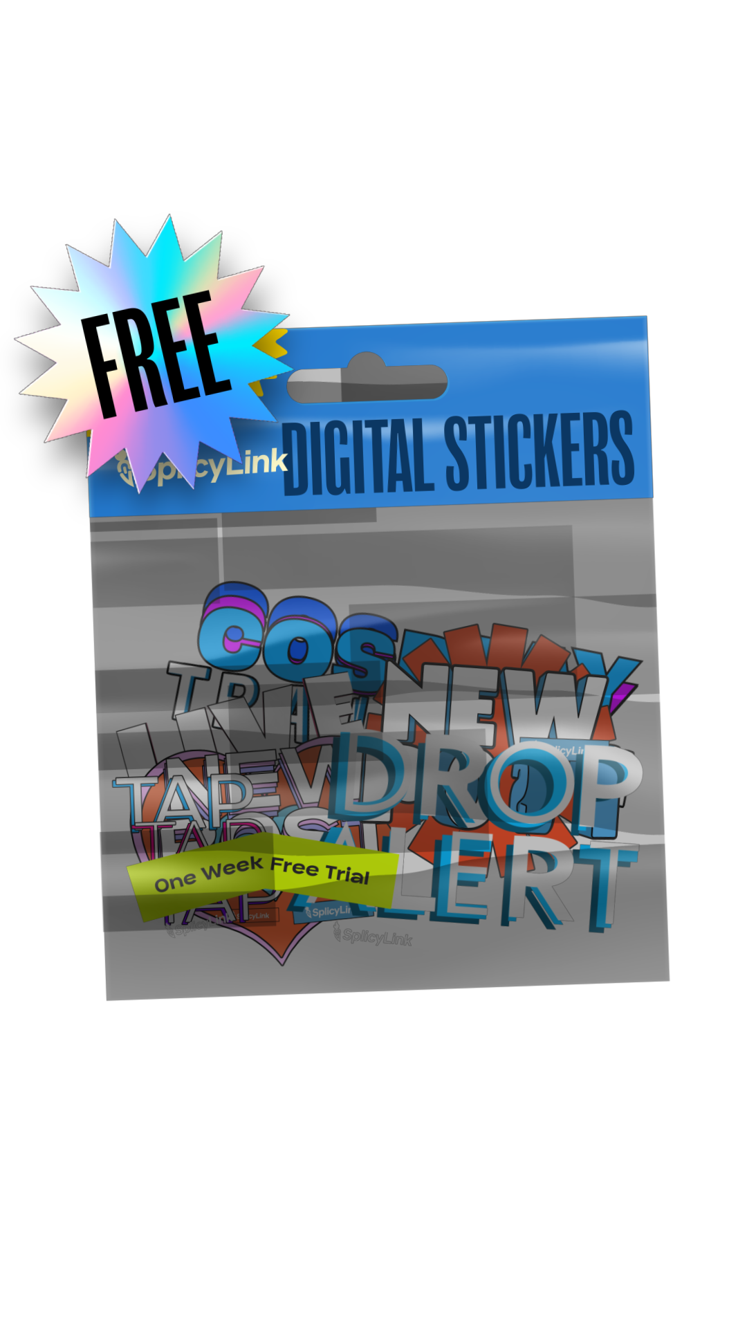 FREE! | SplicyLink Digital Creator Sticker Pack